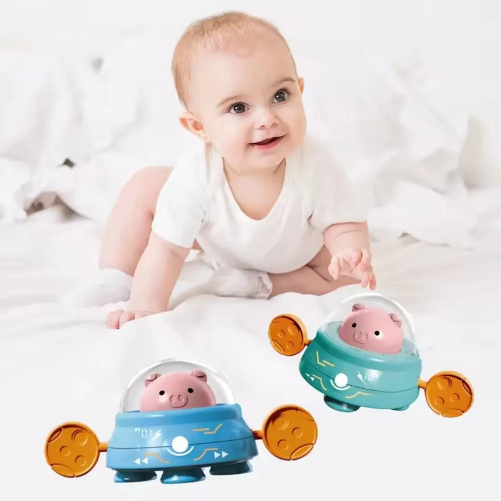 ตัวการ์ตูนน่ารักรูปหมูดึงของเล่นห้องน้ำคลาสสิกของเล่นในน้ำสำหรับเด็กทารกว่ายน้ำหมูของเล่นชายหาดเด็กห่วงโซ่