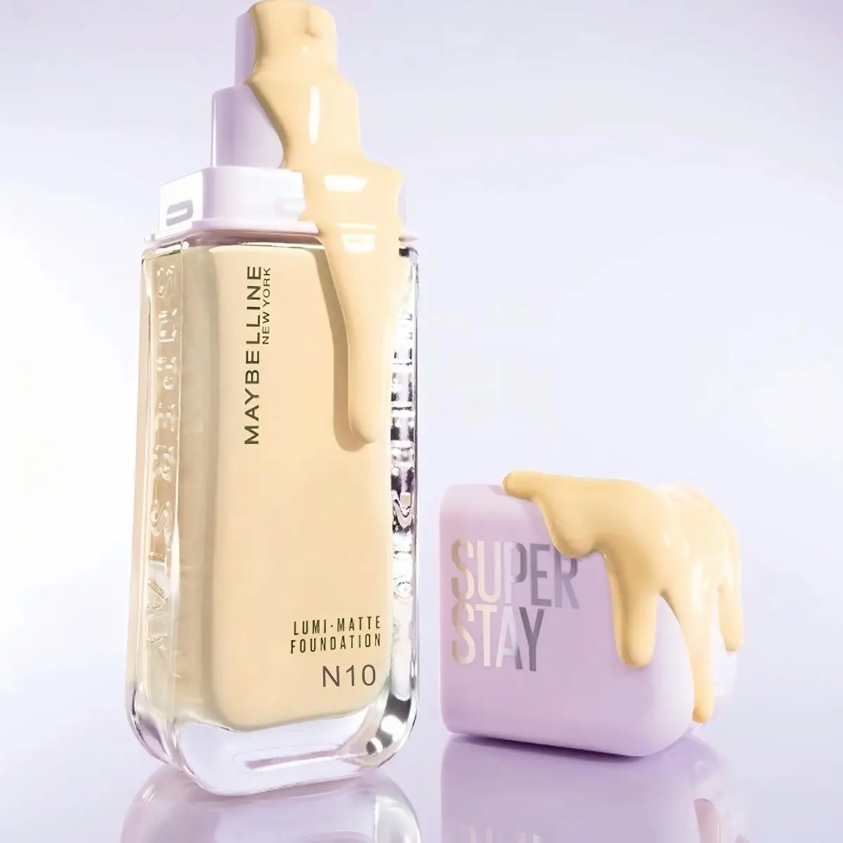

Maybelline Airy Foundation Liquid N10 Ultra-Lightweight Long-Lasting Buildable Natural Finish Skin-Like Makeup for All-Day Wear