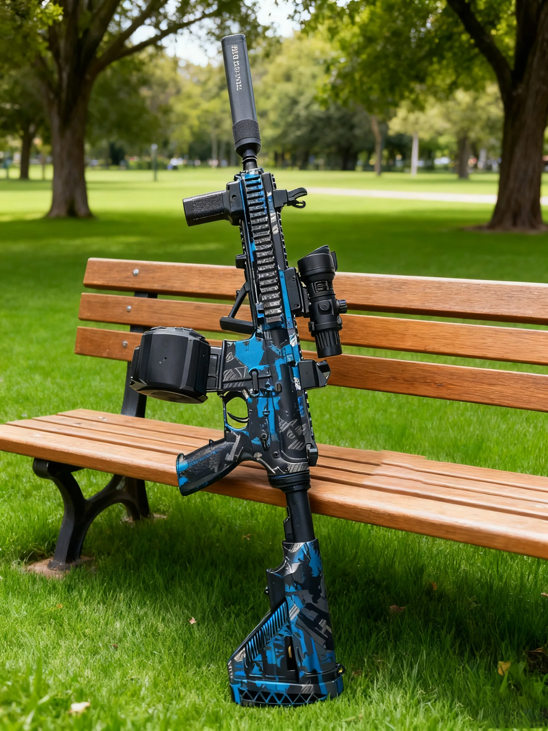 Blaster de brinquedo estilo nerf automático m416 para crianças de 5 a 12 anos, atirador de bola de gel elétrico para diversão ao ar livre e batalhas de equipe, presente perfeito