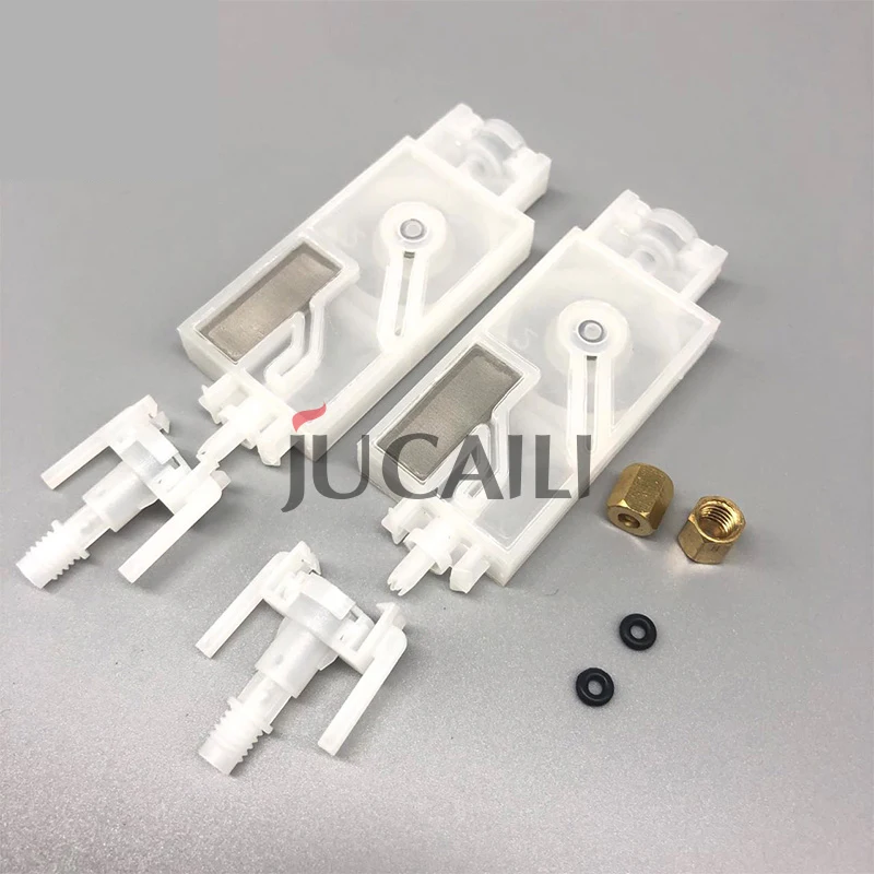 Jucaili 10PCS DX5/XP600 Head Ink Damper with Connector for Mimaki JV33 JV5 CJV30 Roland Mutoh Galaxy Printer Dumper Filter