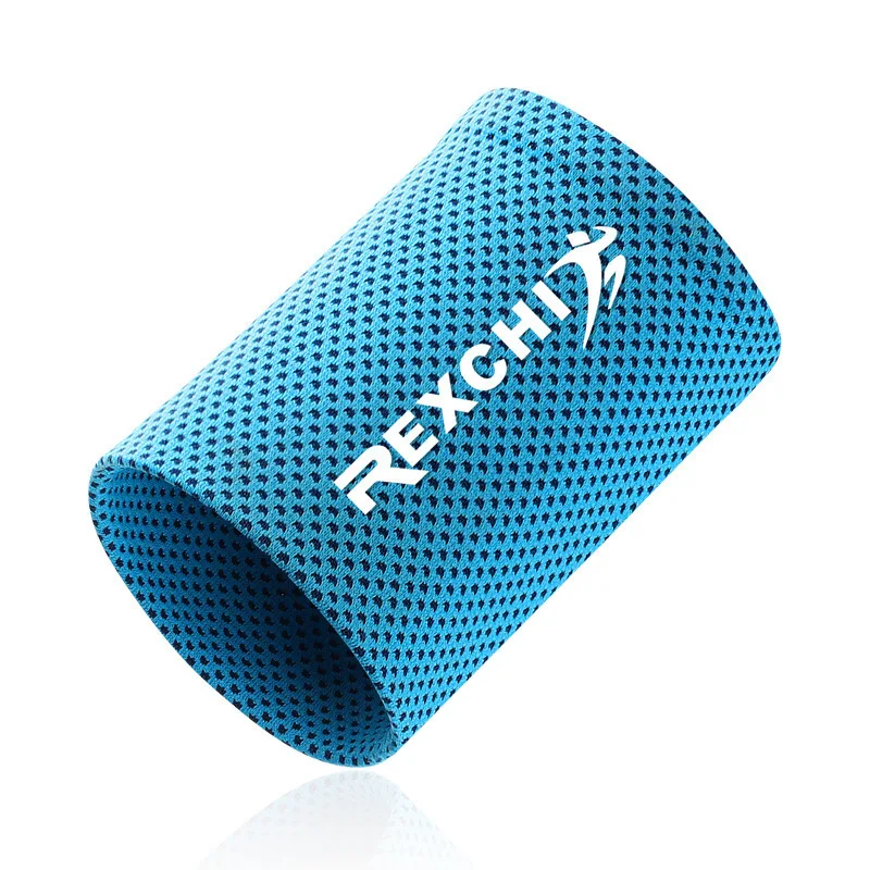 1/2 PC Summer Ice Cooling Wrist Sweatband Sport Wristband Volleyball Gym Wrist Brace Support Sweat Band Towel Wrist Protect