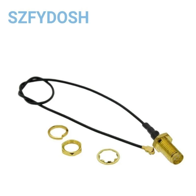 IPEX To SMA, SMA Connector Cable Female To UFL/ u.FL/ IPX/IPEX,RF Coax Adapter Assembly Pigtail 20CM Cable