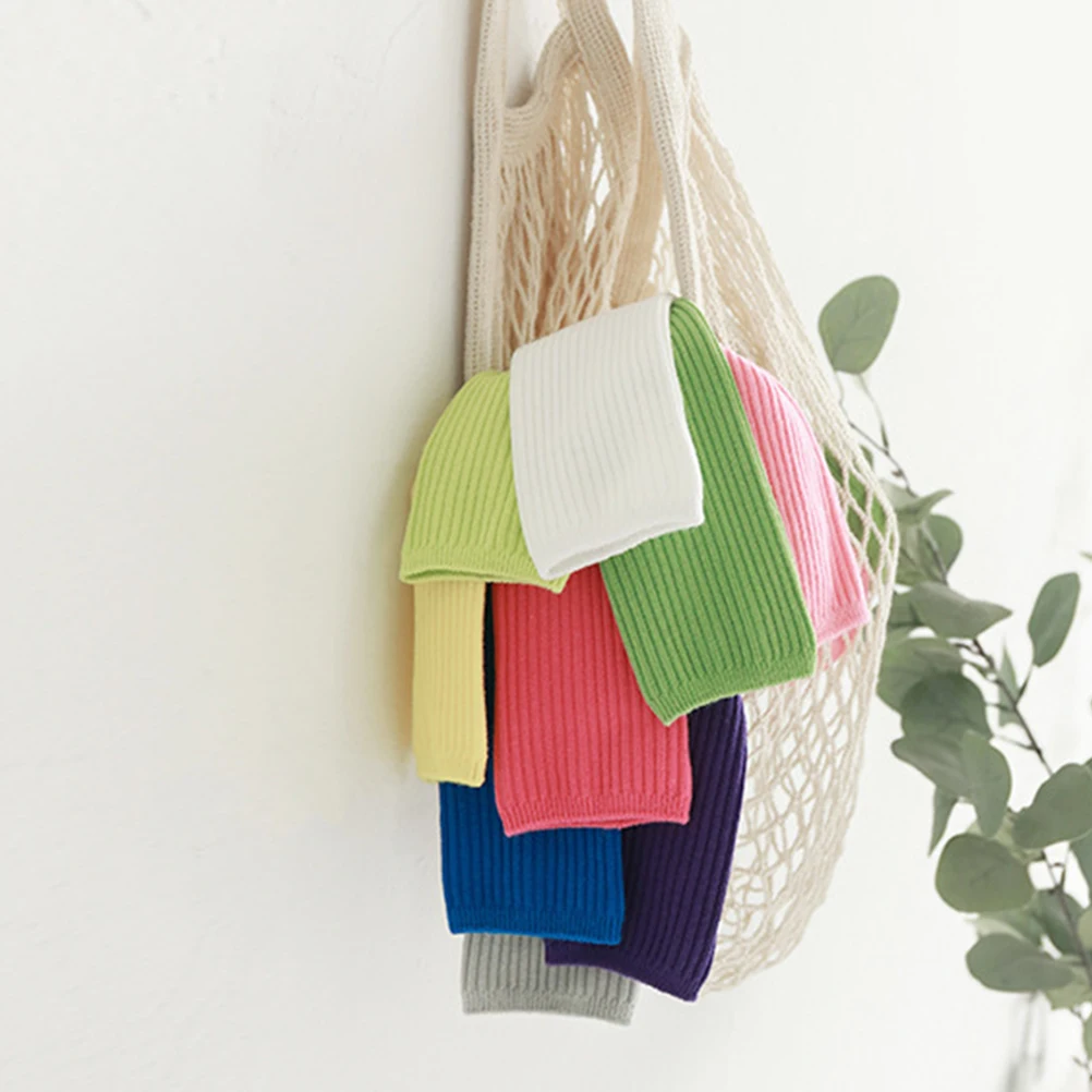 

2Pairs Cotton Socks for Kids and Adults Mid-Calf Length Soft Stretchable Non-Slip Warm Footwear Accessory Unisex Style