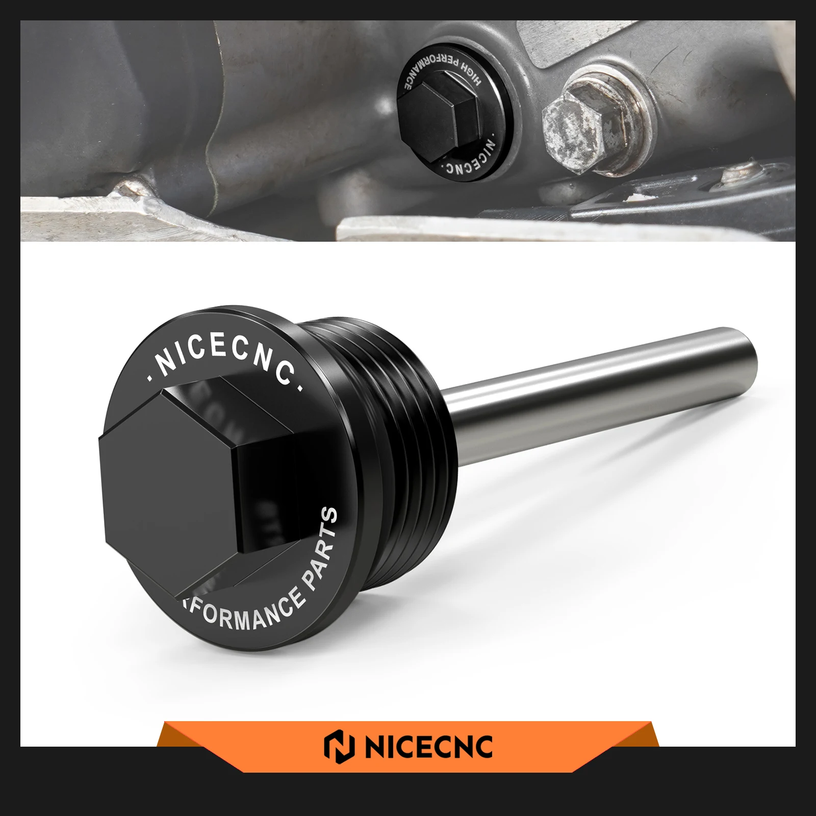 

NICECNC For 2015-2023 KTM EXC-F 500 EXCF 450 350 250 XCF-W SXF 450 XCF SMR Motorcycle Left Oil Filter Magnetic Oil Drain Plug