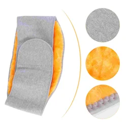 Thermal Plush Waist Warmer Lumbar Support Belt Cozy Warm Abdominal Protector Stomach Body Wrap Band Back Brace Kidney Binder