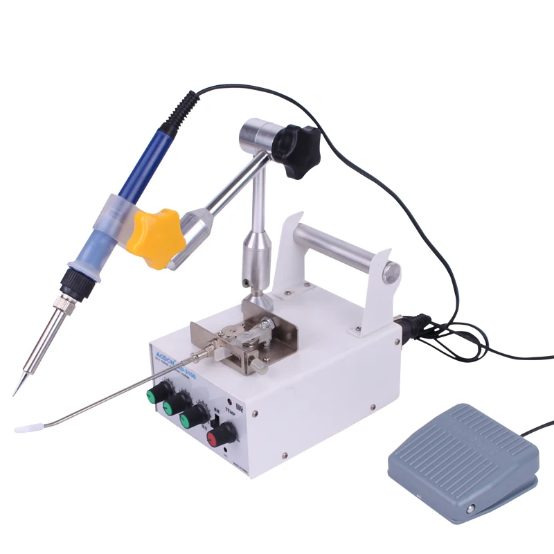 

220V Automatic Tin Feeding Machine Constant Temperature Soldering Iron Teclast Iron Multi-function Foot Soldering Machine