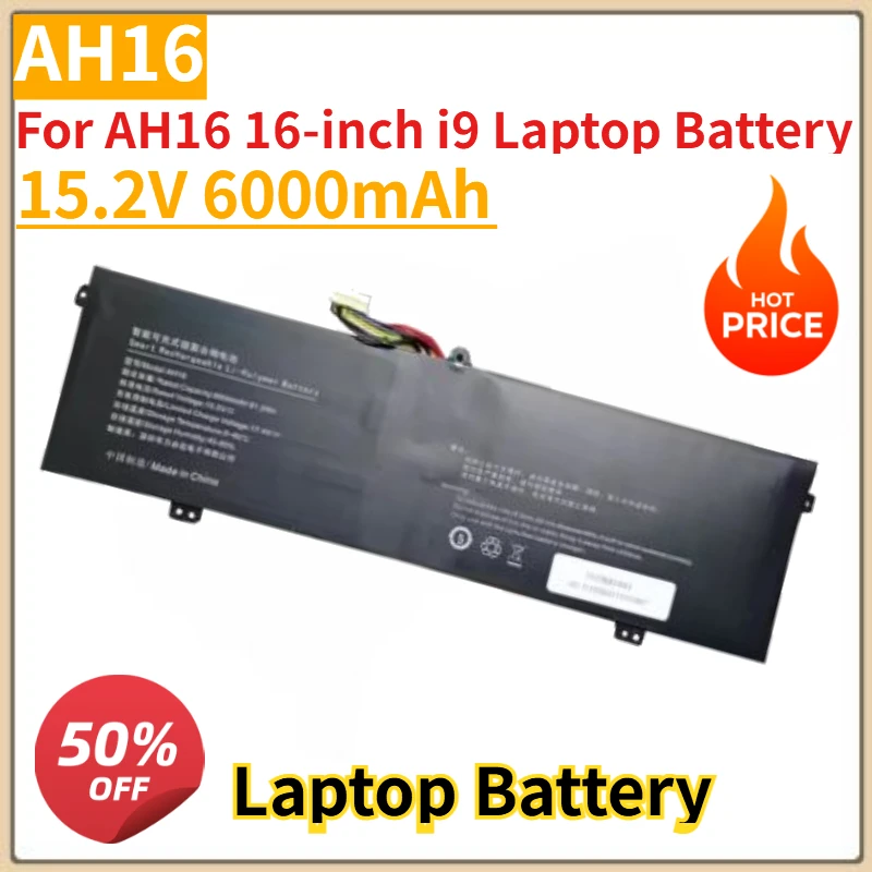 

High Quality New AH16 Laptop Battery 15.2V 6000mAh 91.2W for AH16 16-inch i9 Laptop Battery