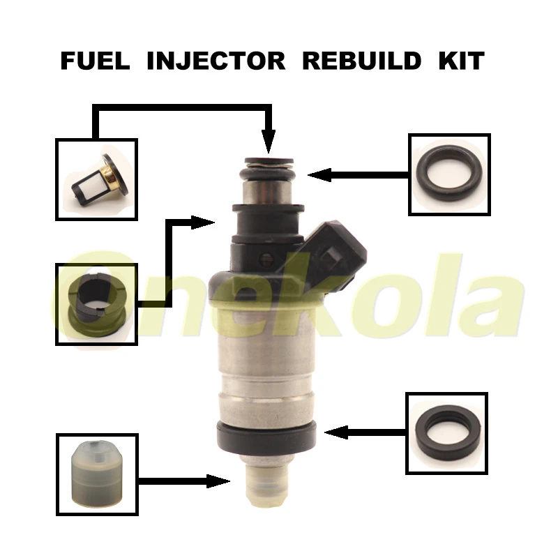 

Fuel Injector Repair Kits for 1995-1997 Honda Accord 2.7L C27A4 06164-P0A-000 13500883-101