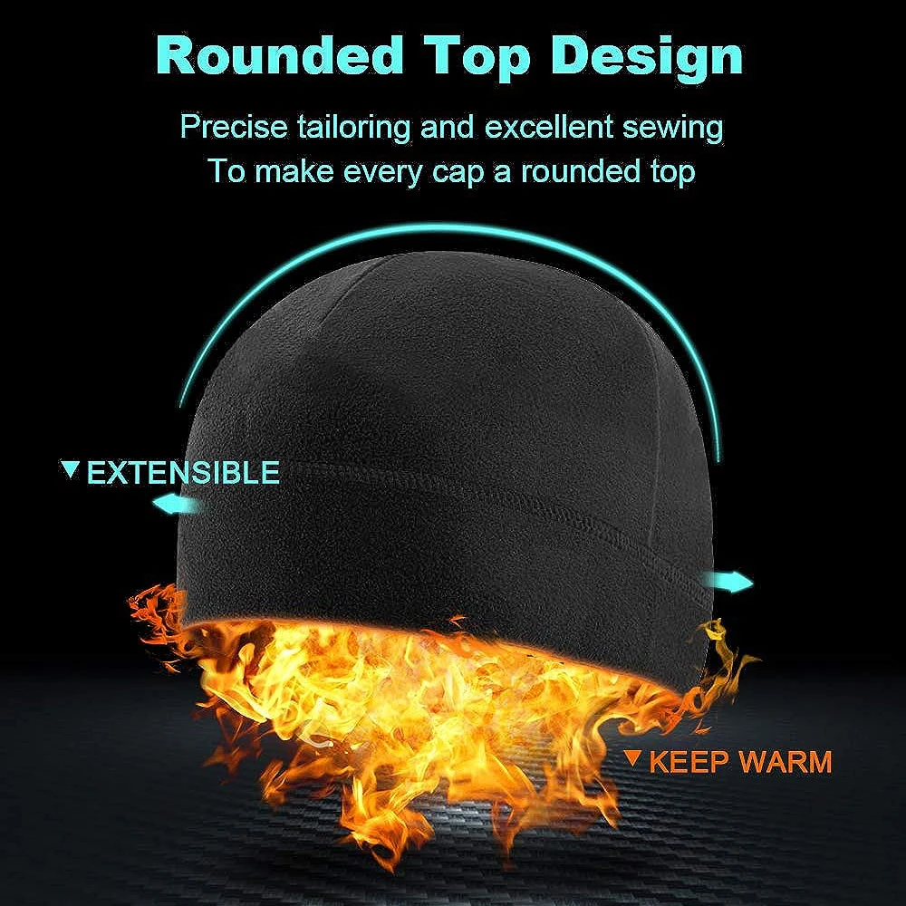 1 قطعة قبعة الجمجمة الشتوية الدافئة لينة القطبية الصوف قبعة سميكة يندبروف قبعة في الهواء الطلق قبعة قبعة تزلج للجنسين مناسبة للجنسين #2