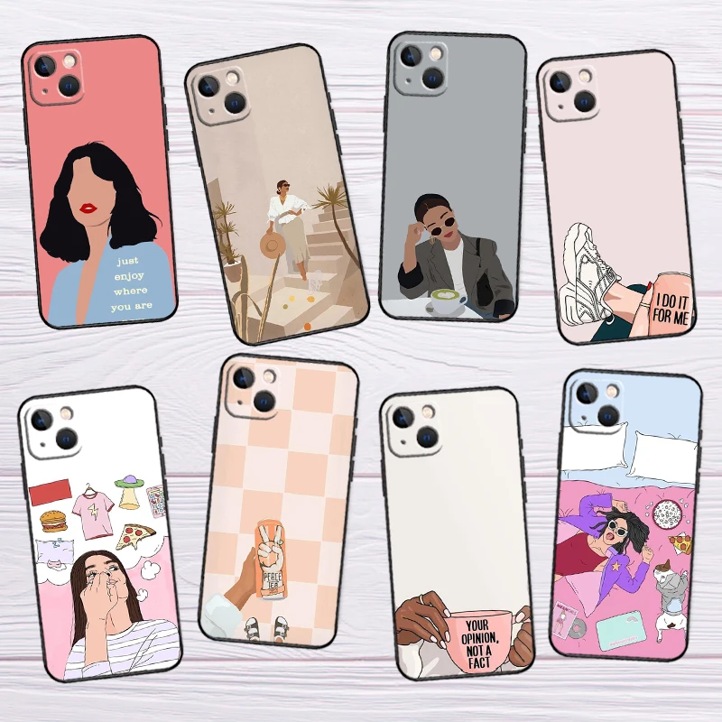 Aesthetic Quote Girly Case For Samsung Galaxy A56 A36 A26 A16 A54 A34 A14 A12 A22 A32 A52 A13 A53 A15 A35 A55 A17