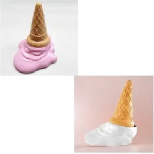 ホームデコレーションセーフティドアプラグシミュレーションアイスクリームドア漫画ガードベビーセーフティプロテクターチャイルドセーフティプロテクターベビーセーフ 12ベストセールス融解アイスクリーム彫刻-11