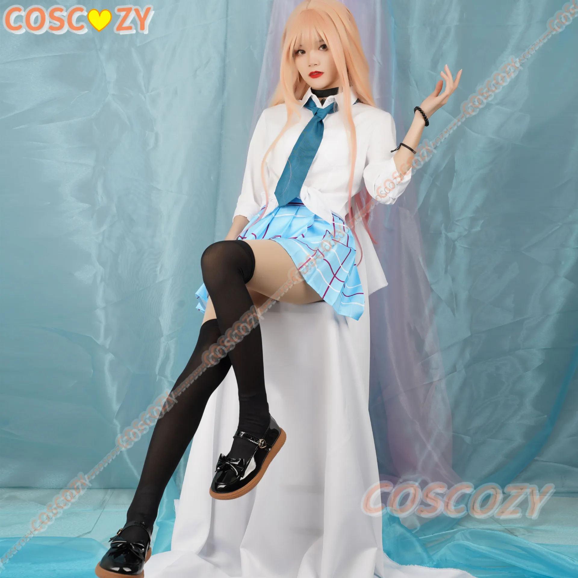 Anime My fur s Up Darling Marin Kitagawa Cosplay Costume, JK Uniform, Bracelet Jupe Outfits, Event Carnival Costumes, Imbibé