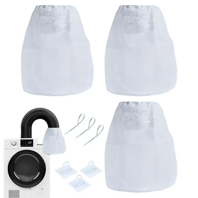 

Dryer Lint Catcher Dryer Duct Lint Trap Reusable Fluff Cleaning Kit Dryer Vent Bucket Indoor Box For Ventless Dryer To Prevent