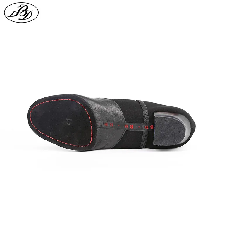 Sneaker Men Latin Dance Shoes BD475 Split Sole Genuine Leather Ballroom Dance Sport Shoe Competition Practice