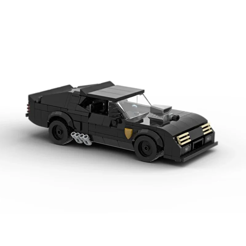 Speed Champion City Car Model MOC Building Bricks American Muscle Car Modular Technology Gift Holiday Assemble Children Toy Suit