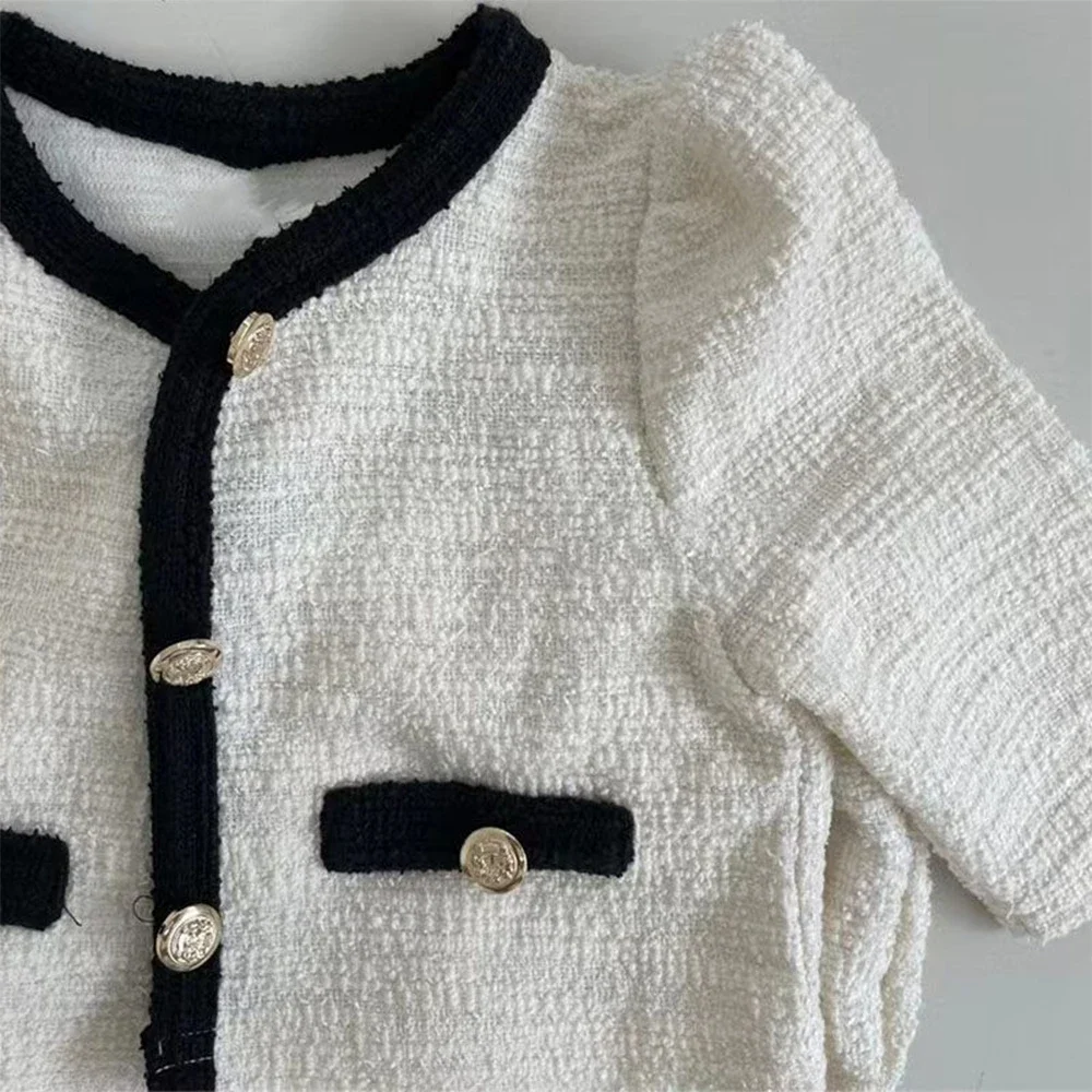 Petit manteau et short parfumés pour enfants, ensemble chaud pour bébé, vêtements confortables pour nouveau-né fille, printemps et automne 2024