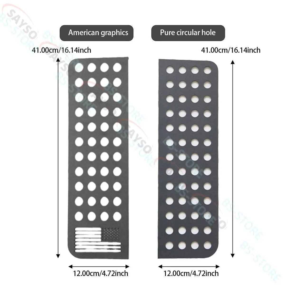 Rear Door Window Decals Panel Cover Aluminum Alloy Glass Replacement for Jeep Wrangler JLU Gladiator JT JK JKU JL Black 07-22 view 2