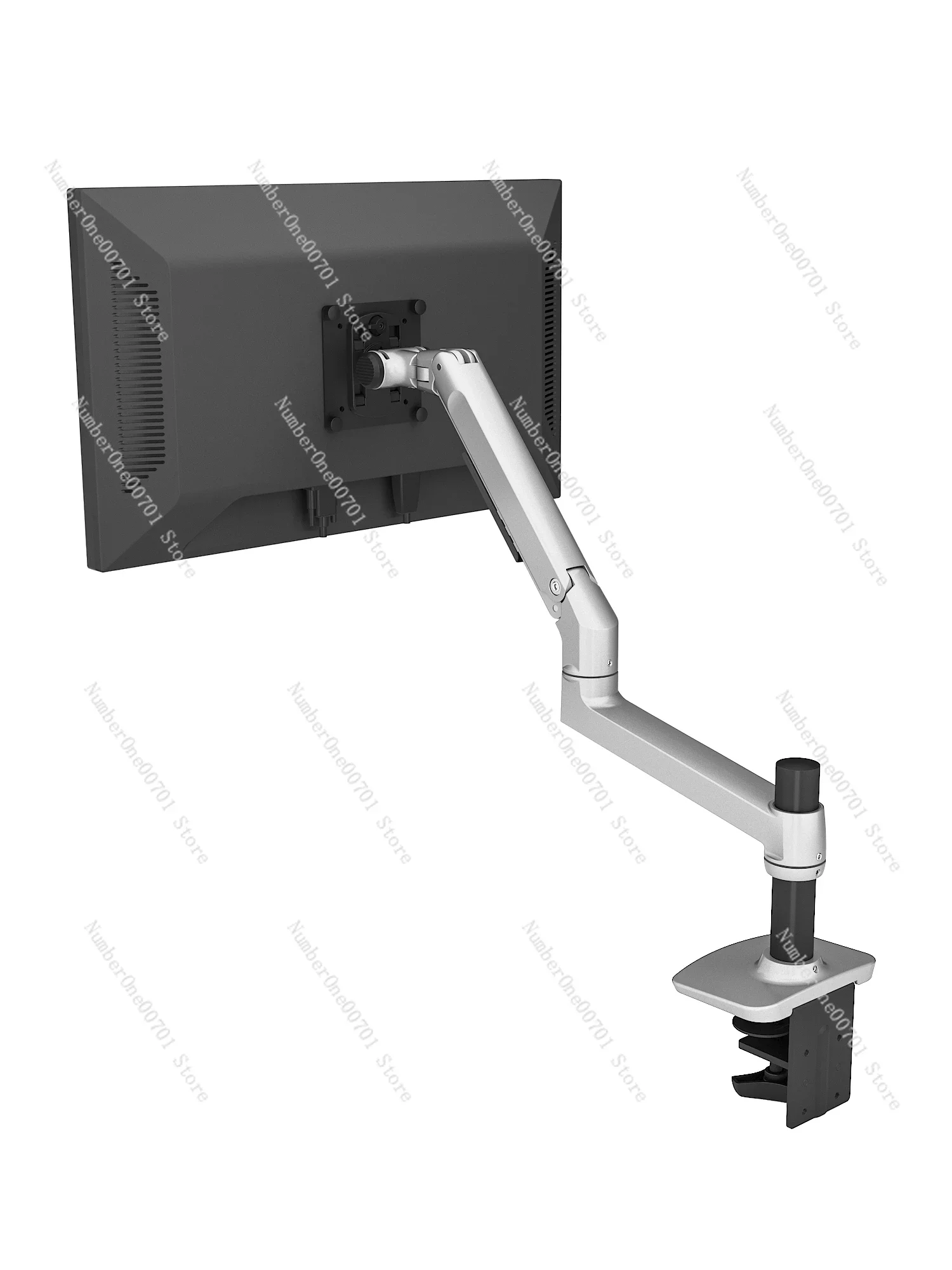 

Computer Monitor Elevated Single Screen Universal Spinning Lift Hover Foldable Desktop Monitor Bracket
