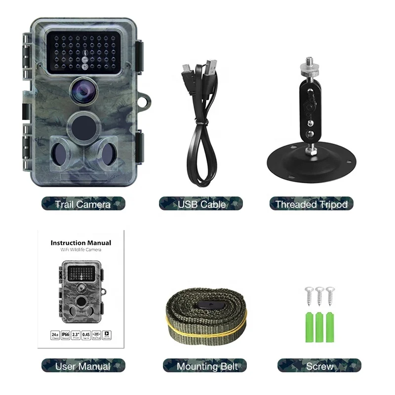 1296P الحياة البرية درب صور فخ الأشعة تحت الحمراء الصيد تتبع مراقبة الحياة البرية