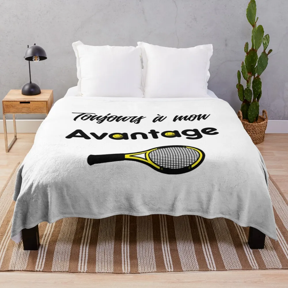 

ALWAYS TO MY ADVANTAGE! (tennis) Throw Blanket Retros For Sofa Thin Luxury Brand Decorative Sofa Blankets