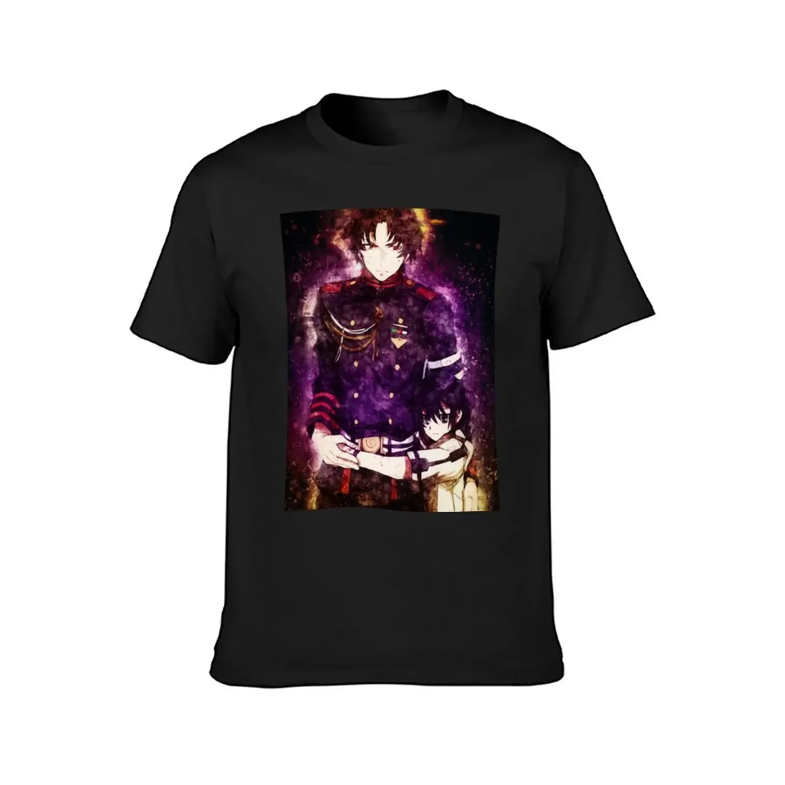 Guren Ichinose Seraph of the end Anime T-Shirt man clothes shirts graphic tee Men's cotton t-shirt