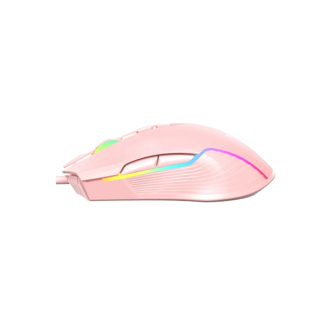 RGB LED Light CW905 Wired Gaming Mouse Adjustable 6400DPI 7 Buttons Optical Gaming Mouse USB Gaming Mouse