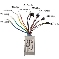 LSW831-83-1F Lsdzs Lishui Controller per motore Brushless 36V 15A pieghevole accessori per biciclette elettriche E-Bike Scooter a onda sinusoidale