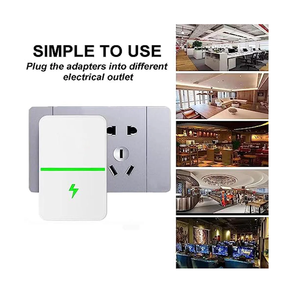 Stopwatt Energy Saving Device, Stop Watt Energy Saver, Plug EUA, 5pcs