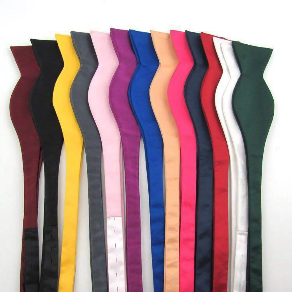 Pajarita ajustable preatada Formal para hombre, Color sólido, elegante, evento de fiesta de boda, venta al por mayor, fácil de usar, estilo británico