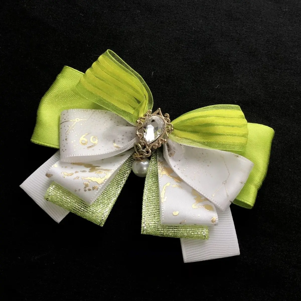Ita Bag Accessories,Lolita Anime Cosplay Crafts Bow,Handmade Ribbon Decoration,Backpack Bowknot Decor