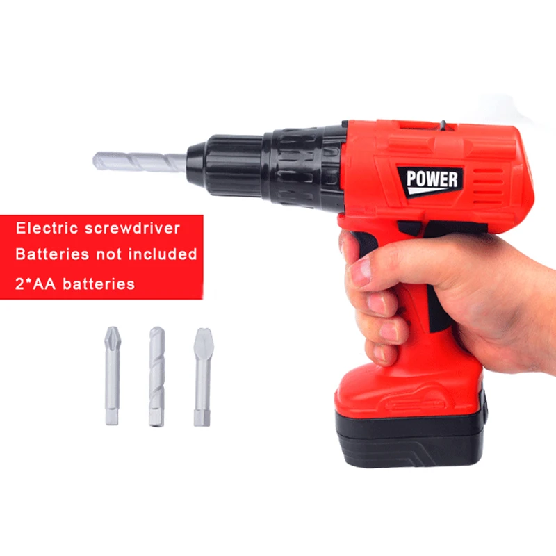 Engineer Simulated Repair Tool Set Children Toy Tool Kits Electric Drill Screwdriver Play House Toy Christmas Gift for Boys Kids