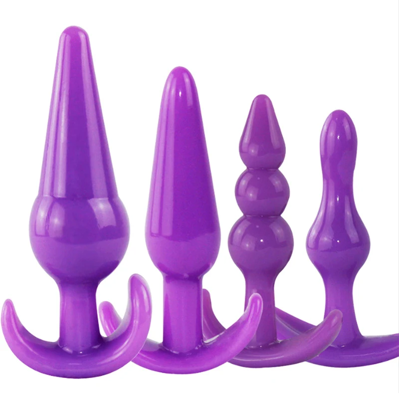 Sex Masturbators Soft Silicone Anal Plug Prostate Massager Bdsm Erotic Toy In Couple Gay Erotic Pull Beads Butt Dilator Massager