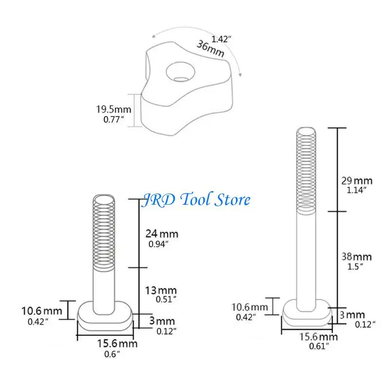 A2UD Professional T-Track Mitre Slot Rangua sujeción Material calidad mano mano T-Slot T-Track