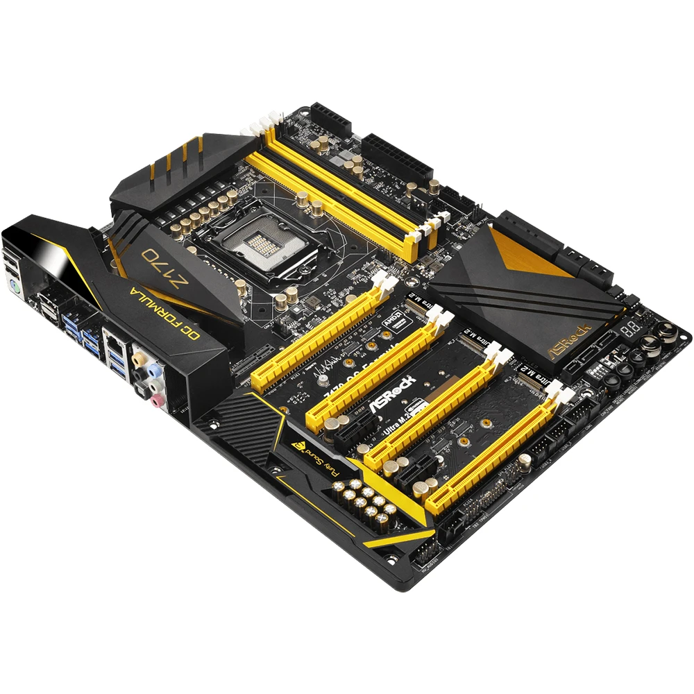 Imagem -04 - Placa-mãe Fórmula Asrock-z170 oc Suporte I77700k 6700 I5-7600k 6600 I3-7350k 6320 Cpu Lga 1151 4xddr4 4500 Mais M.2 Nvme Pcie 3.0