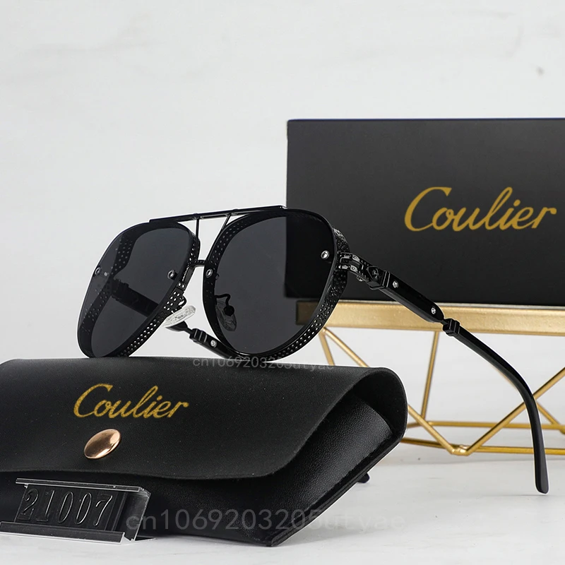 Goggle Classic Business Sunglasses Metal Quality Women Shades Men Luxury Driving Fashion Trend UV400 Sun Glasses