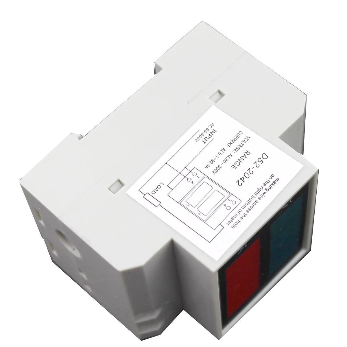 

Rail Digital Multifunction Wattmeter Voltage Current Meter Ac Power Monitor Energy Consumption Home Generator System Measurement