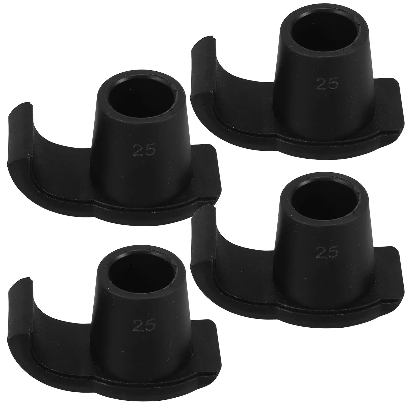 4 Pcs Walker Skis Glides for Seniors Elderly Accessories Crutch Tips Replacement Walker Sliders Replacement Sliders Black