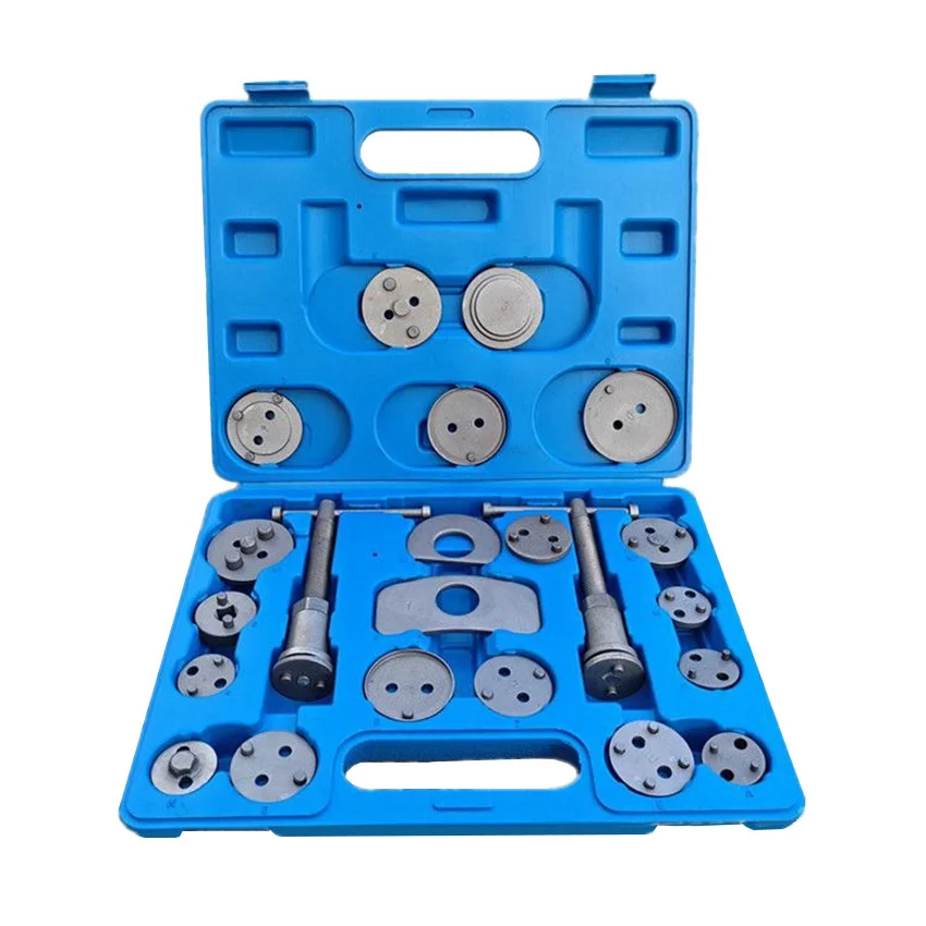 

22pcs Universal Car Disc Brake Caliper Wind Back Brake Piston Compressor Tool Kit For Most Automobiles