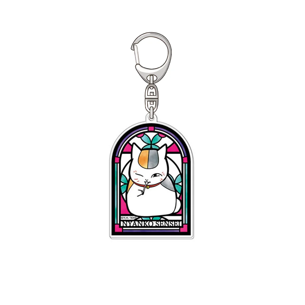 Natsume's Book of Friends Madara different status Official HD Acrylic Keychain Bag pendant anime goods Bag Charm Fans Charm Gift