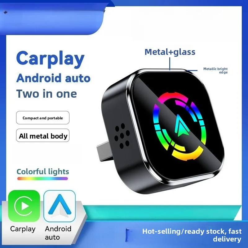 

XUDA Wireless CarPlay & Android Auto 2in1 AI Smart Box, Carplay Adapter For VW Toyota Nissan Honda Ford Benz