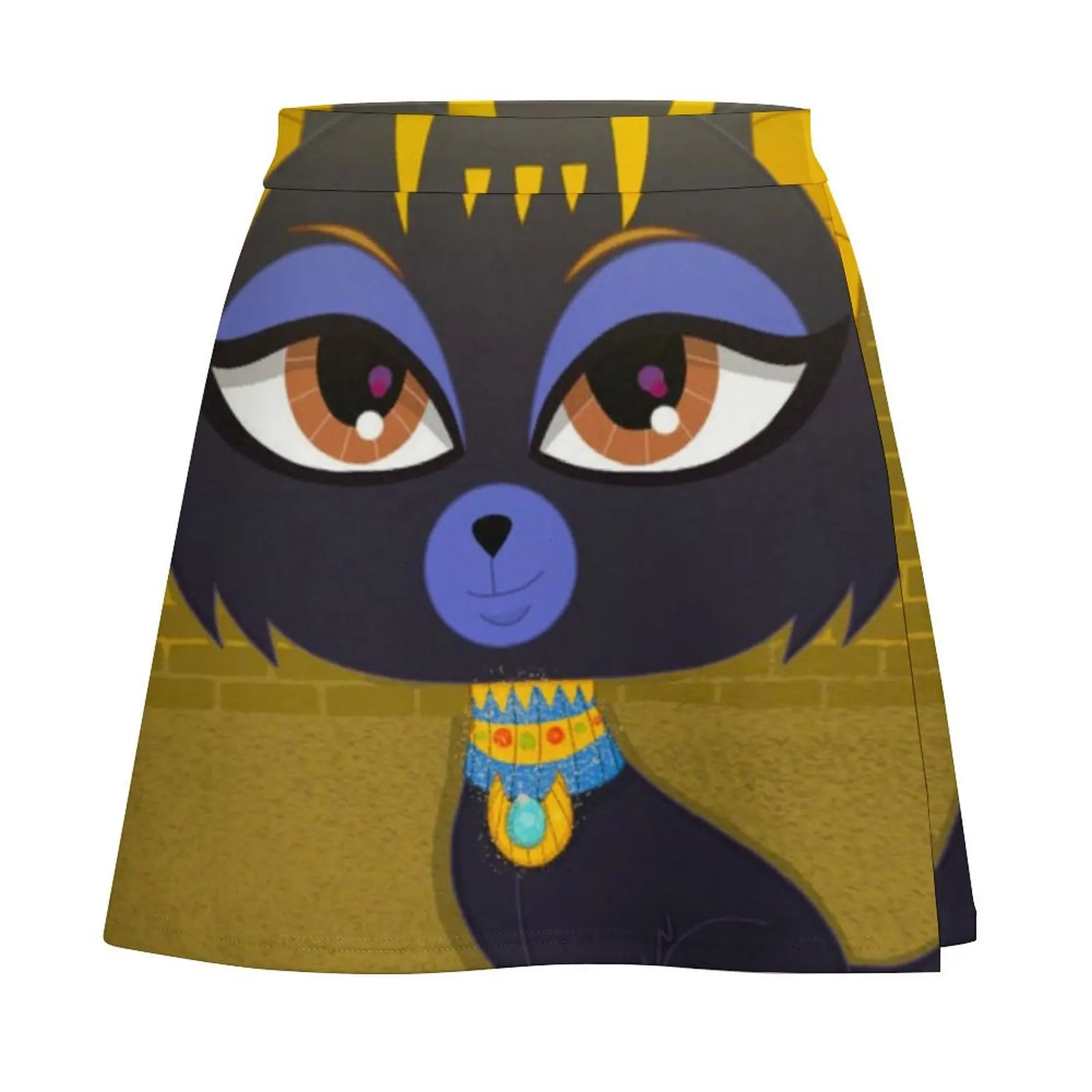 Littlest Pet Shop (Egyptian Cat) Mini Skirt skirt sets Female skirt Mini