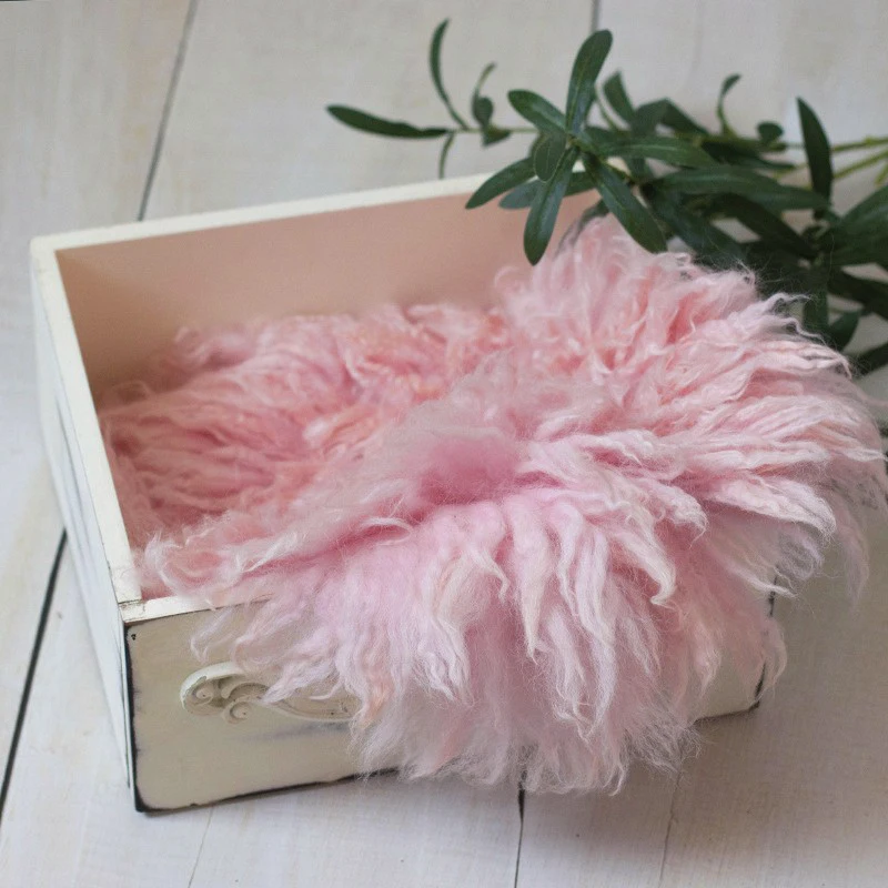 ❤️ الوليد التصوير الدعائم اكسسوارات بطانية صوف مستديرة استوديو الطفل صور الدعائم خلفية البطانيات الرضع تبادل لاطلاق النار وسادة #3