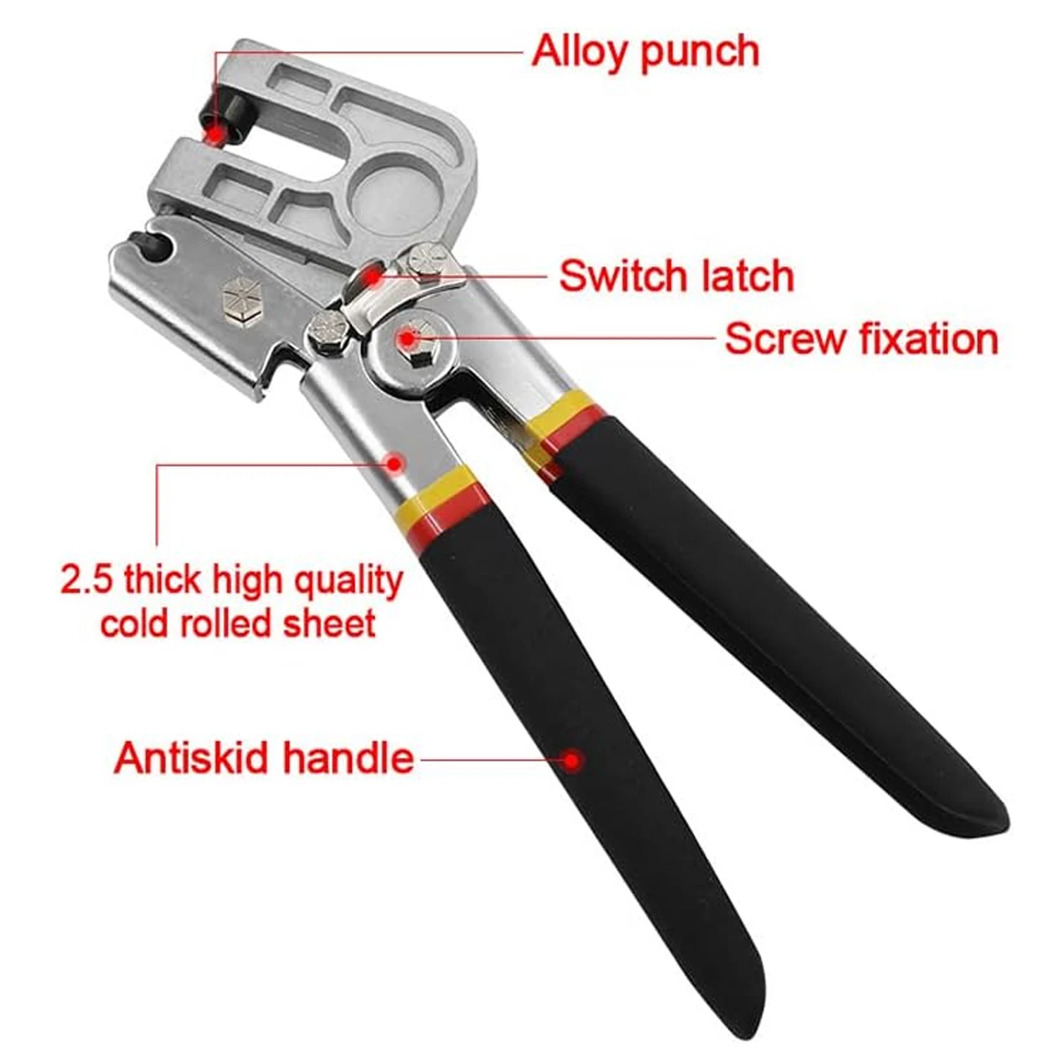 10 Inch Stud Crimper Pliers High Carbon Steel Drywall Hand Tools Punch Lock Framing Fastening Crimping Keel Mounting Hand Tools