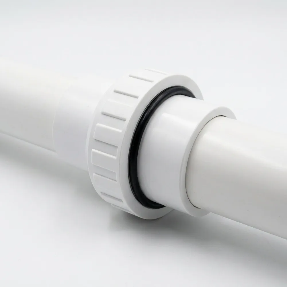 Pool Sand Filter Quick Connect Union with Male Thread Designed for 1.5 inch and 2 inch PVC Pipe Compatibility and Functionality