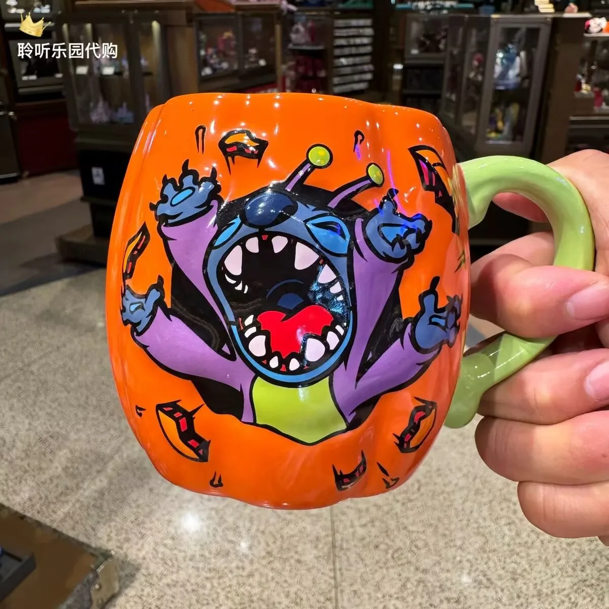 Disney cartoon cartoon halloween Stitch Ceramic Cup Winnie Drinking Cup Coffee Cup