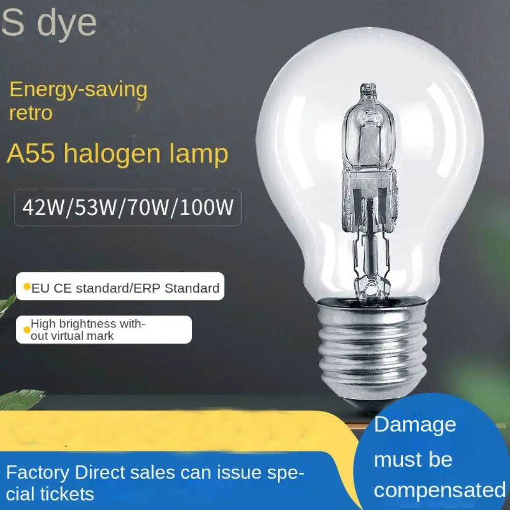 E27 Halogen Bulbs eye protection A55 Downlight Spot Spotlight Bulbs 28W-100W Light Lamps Reflector