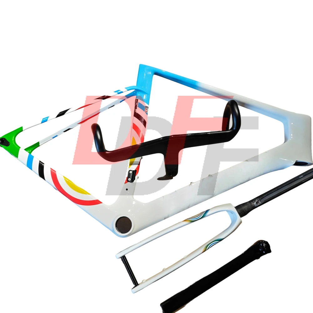 

Competition-Grade Carbon Fiber Road Bike Frame Vam Fully Hidden Bicycle Frame Custom Color