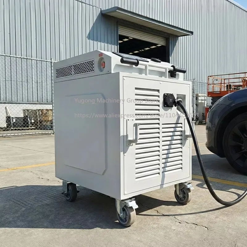 Commercial Plug & Play Mobile Battery Storage 55kWh Portable Emergency DC Fast Charger CCS for EV Charging