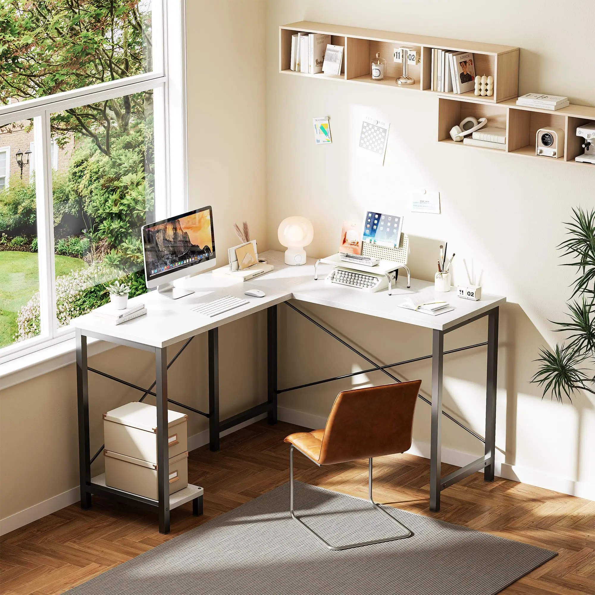 Bureau d'angle en forme de L J - Home Office Work Table avis et prix