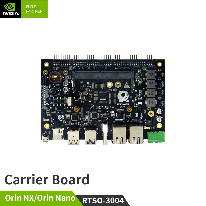 Realtimes Nvidia Jetson Orin NX Carrier Board RTSO-3004 Support Jetson Orin NX Module 8GB 16GB Orin Development Carrier Board